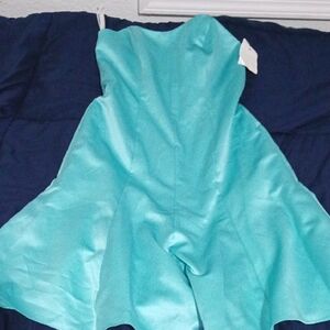 David's Bridal Turquoise Kids Dress